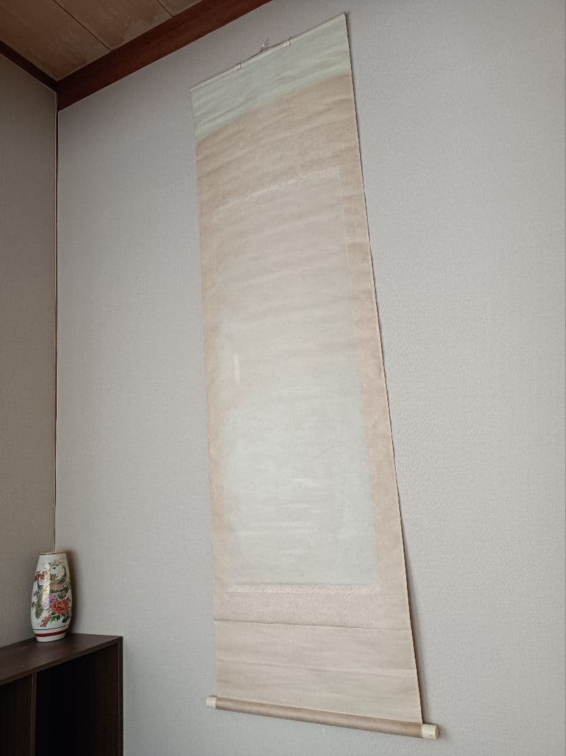 軸 開運 金運 縁起物 福 おもてなし 絵 龍神 山水 滝 茶 日本 中国 美術