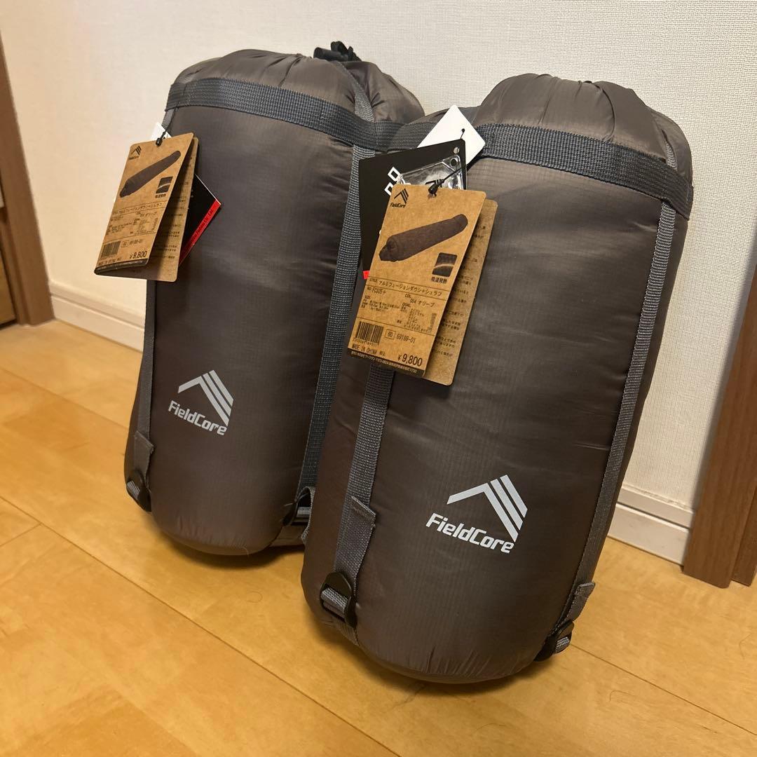 ワークマン FieldCore アルミフュージョンダウン＋シュラフ FCS05+