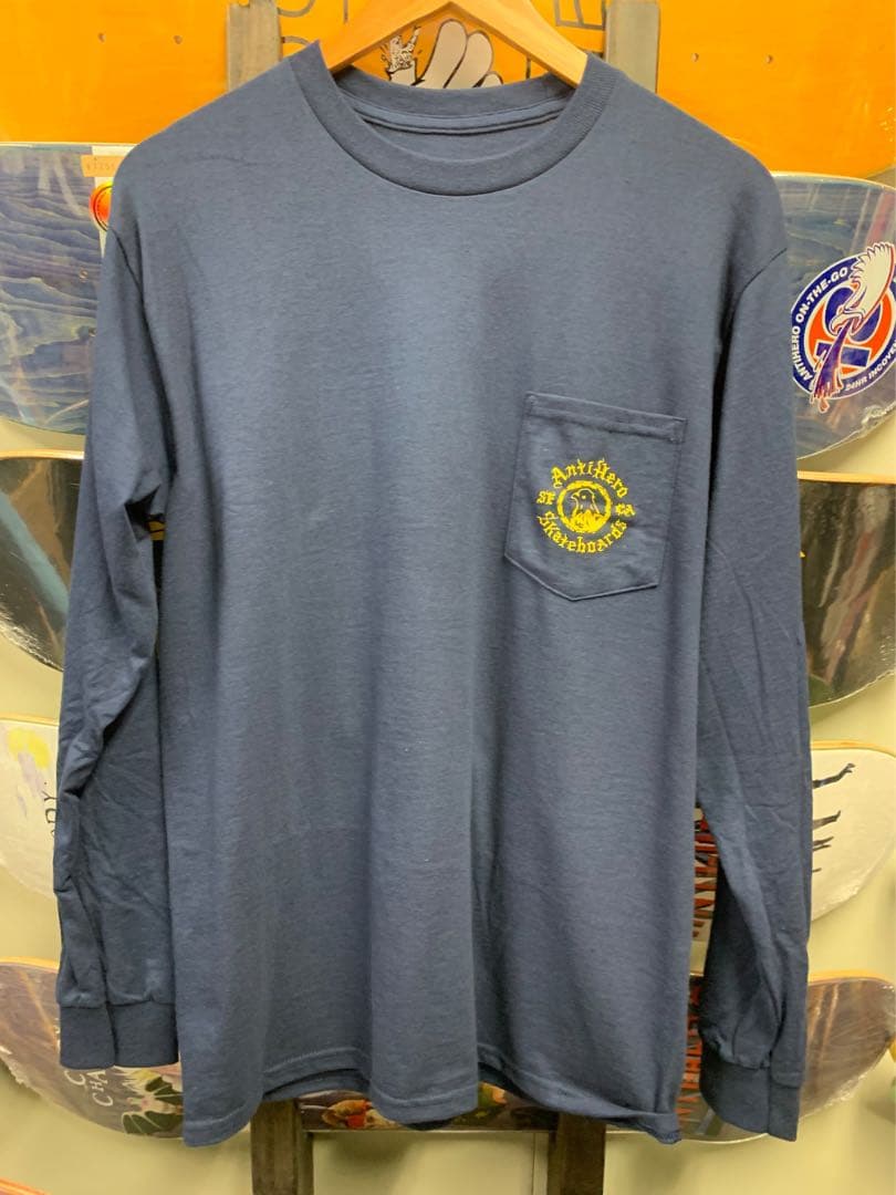 スケートボード ANTI HERO PIGEON MOTION POCKET L/S TEE
