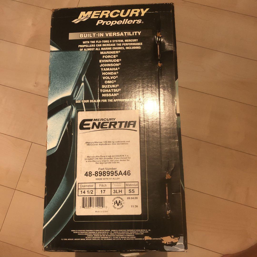 Mercury enertia プロペラ　船外機