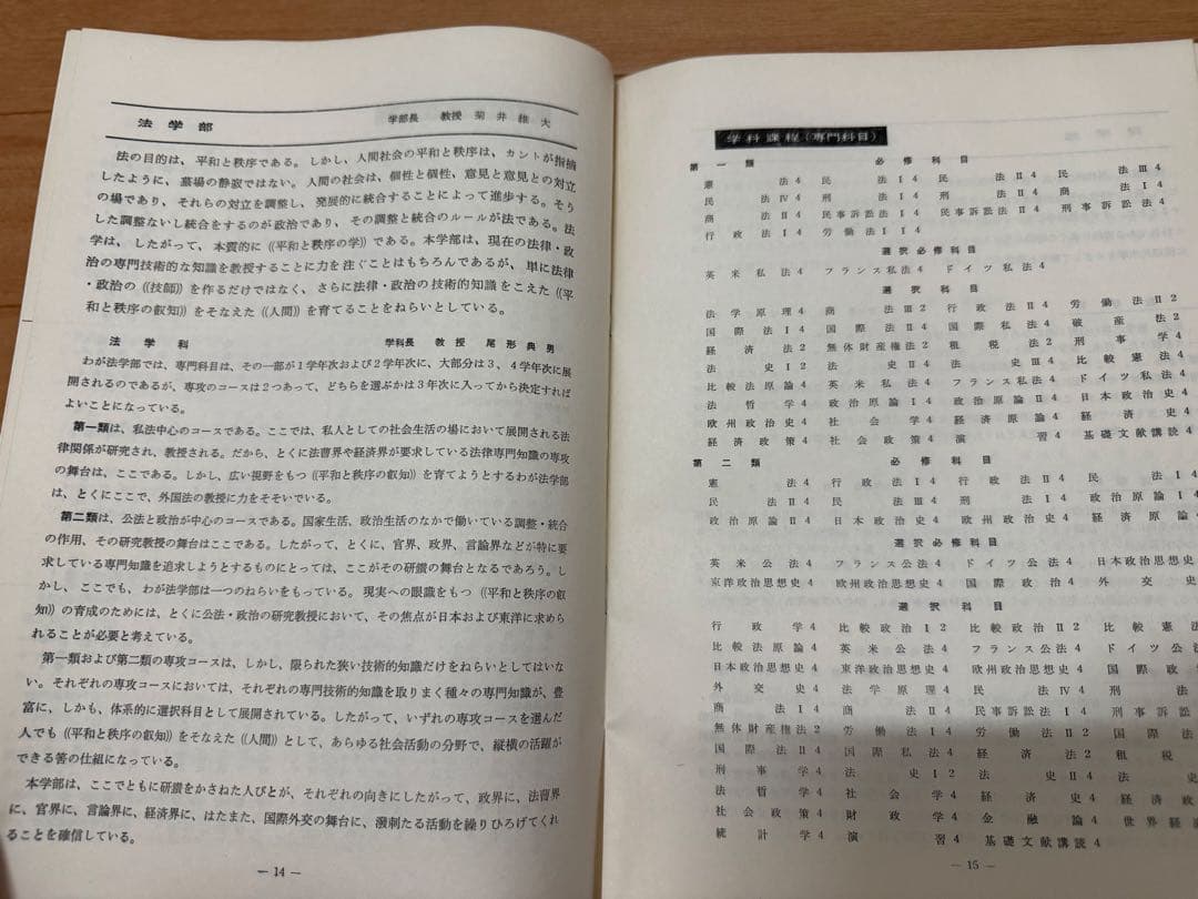 レア 立教大学 1965年 昭和40年　学校案内 パンフレット