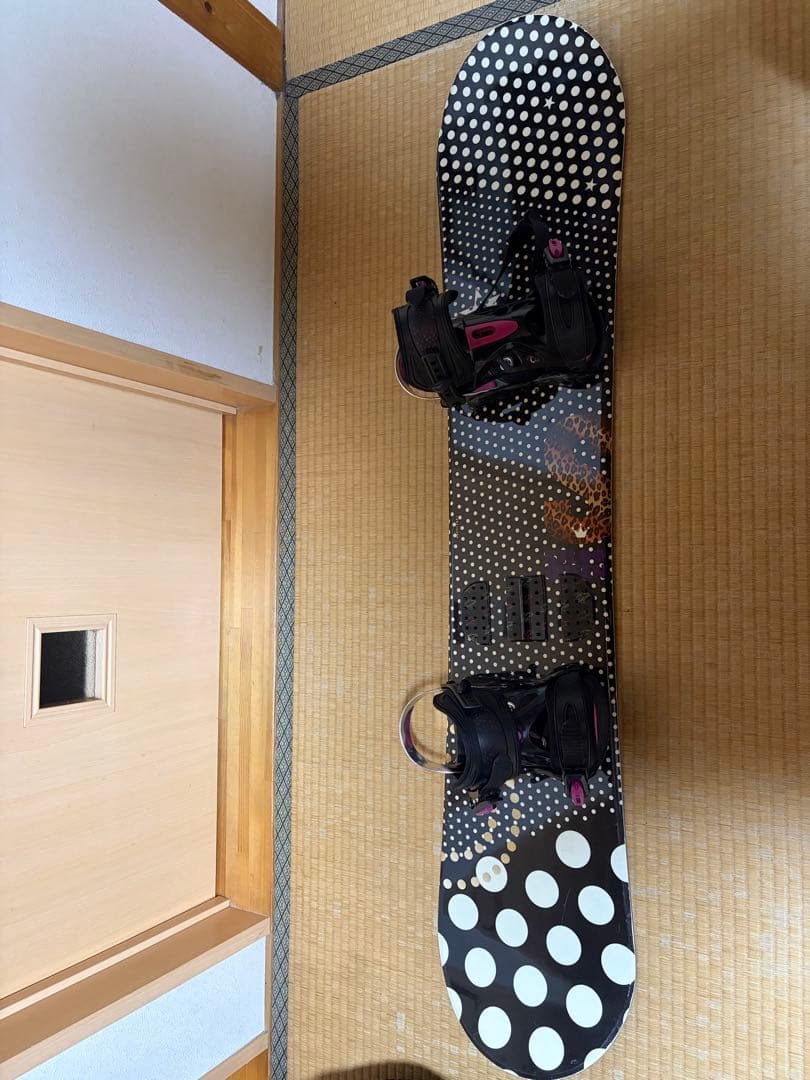 レディース スノーボード 4点セット 板140 ブーツ23.5〜24.0ケース付