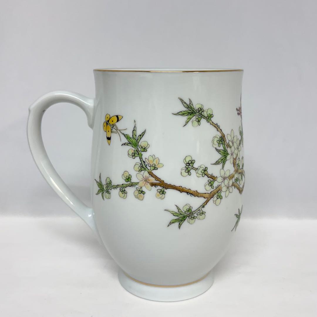 ②景徳鎮 キリンビアマグコレクション 1994 粉彩牧丹胡蝶図 ビアマグ