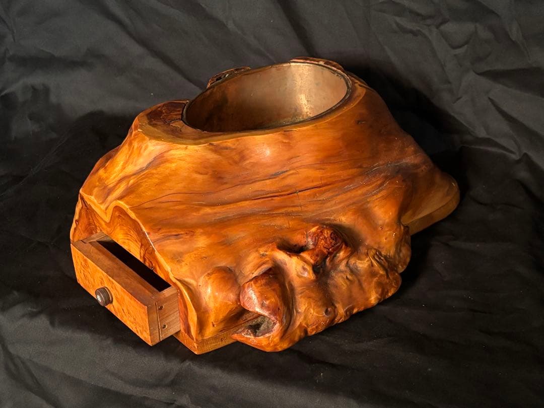 天然木製手火鉢 自然木