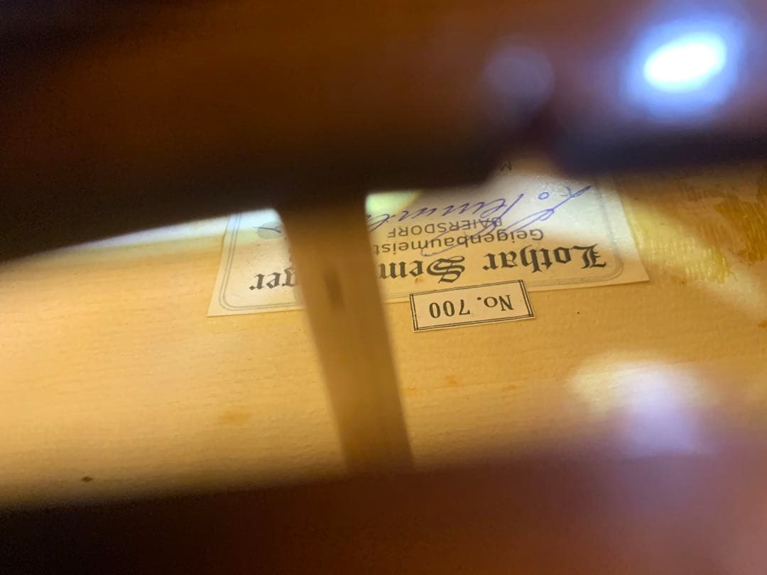 ドイツ製　Lothar Semmlinger No.700 バイオリン