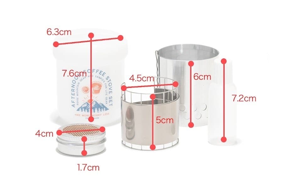 バーベキュー・調理用品 AFTERNOON COFFEE STOVE SET