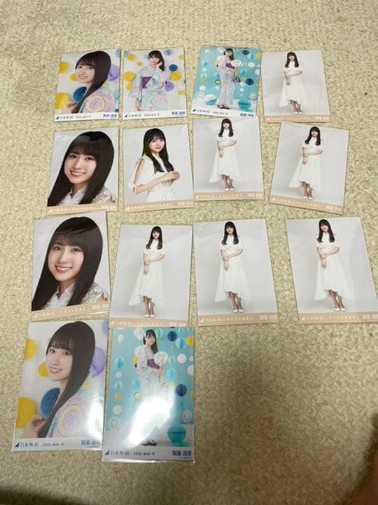 公式写真 乃木坂46 生写真　賀喜遥香　山下美月　筒井あやめ