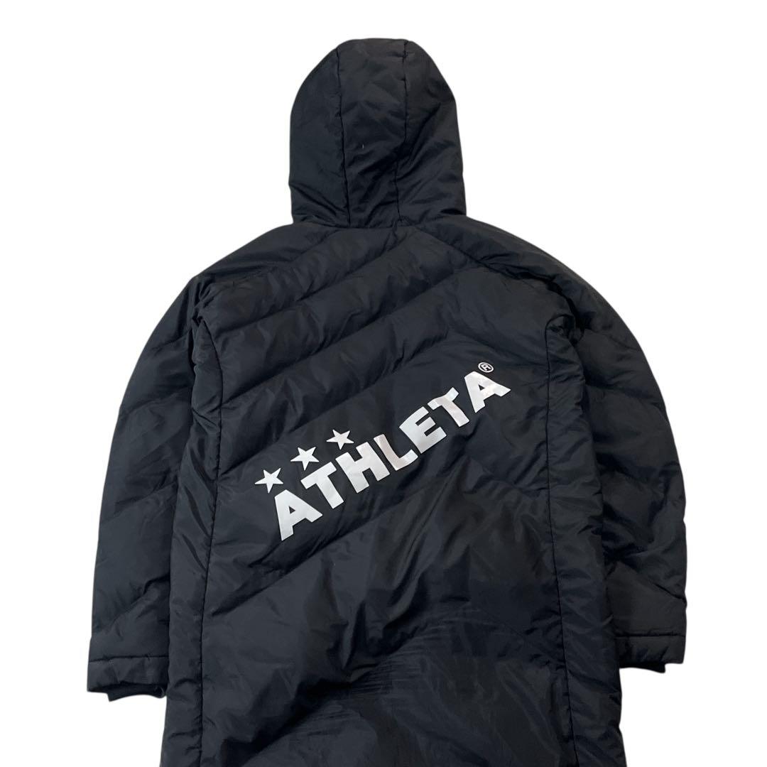 【ゆゆ】　ATHLETA アスレタ ベンチコート ブラック M 極暖 軽量