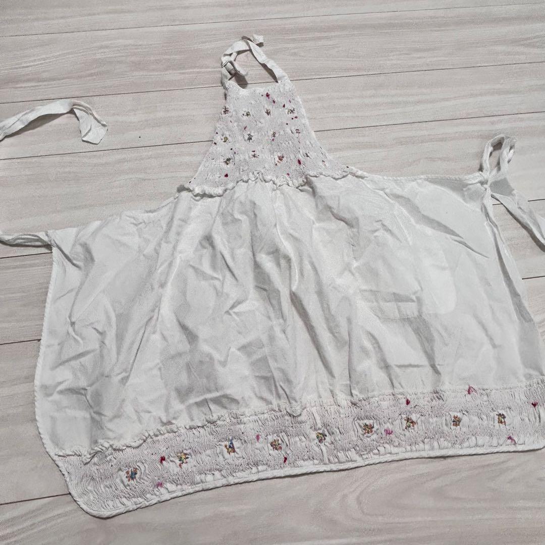 値下げ‼️レア　アンティーク　フランス　子供用　エプロン