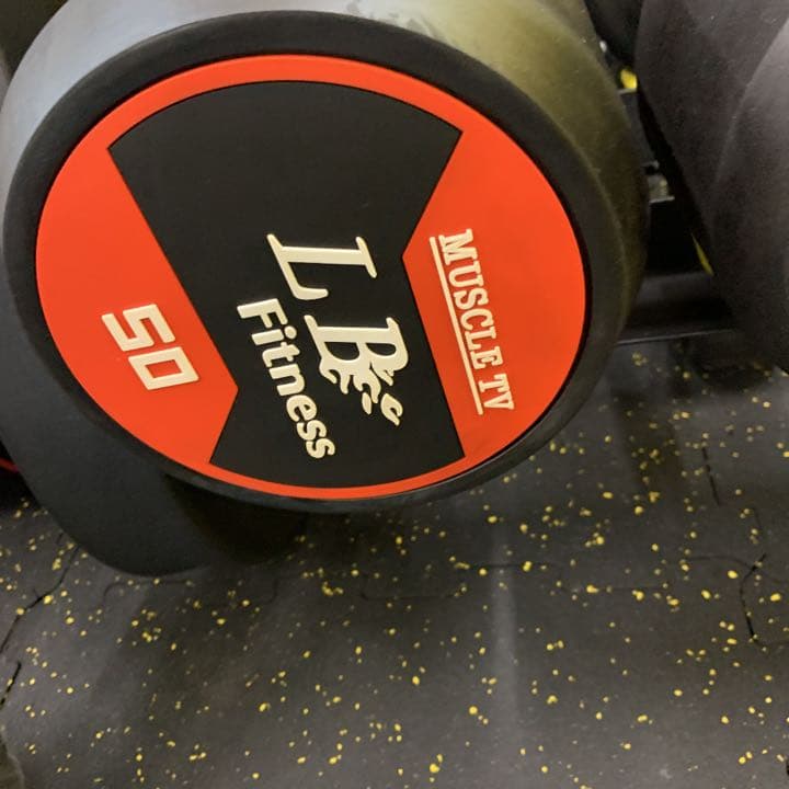 ラバーダンベル　47.5kg2個