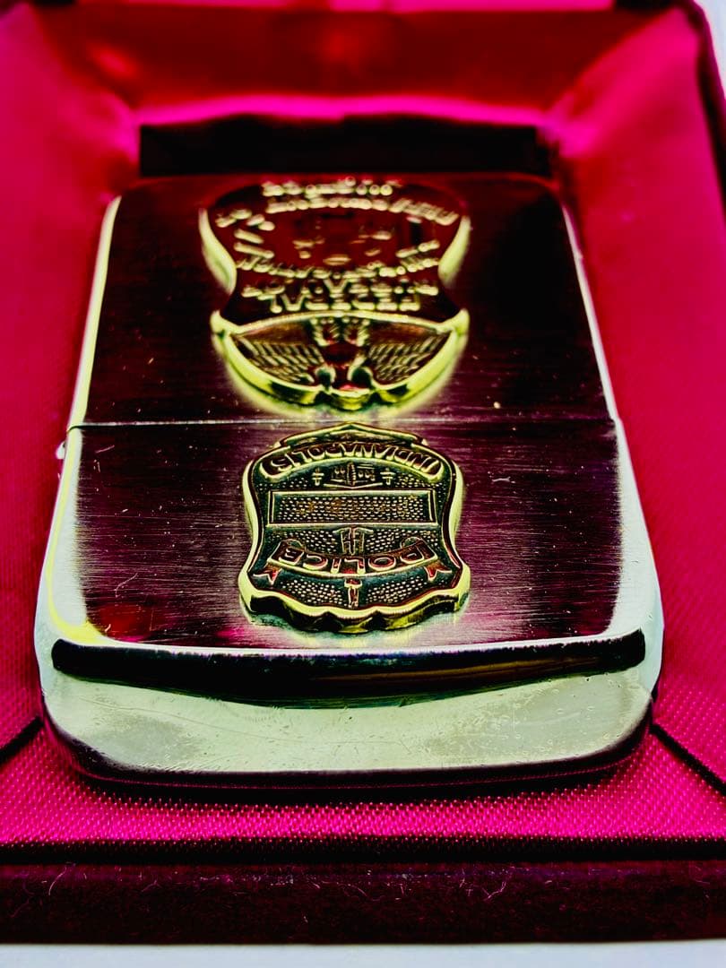 ビンテージ＊ポリス＊1941Pearl harborモデル＊真鍮ブラスWメタル