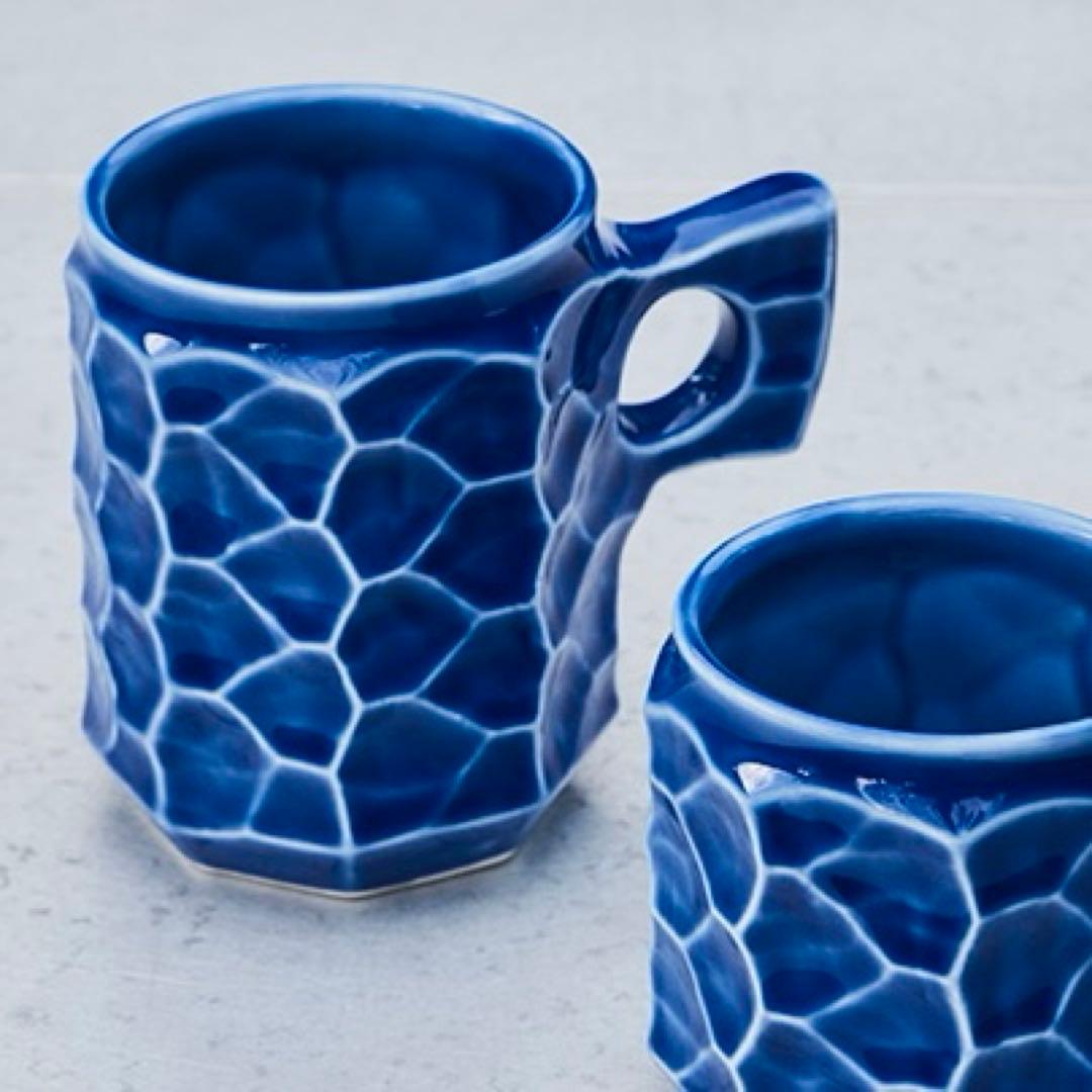 L新品 AKIHIRO WOODWORKS JINCUP セラミック ブルー