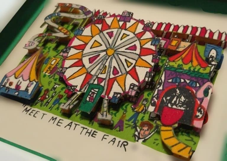 MEET ME AT THE FAIR 木版画