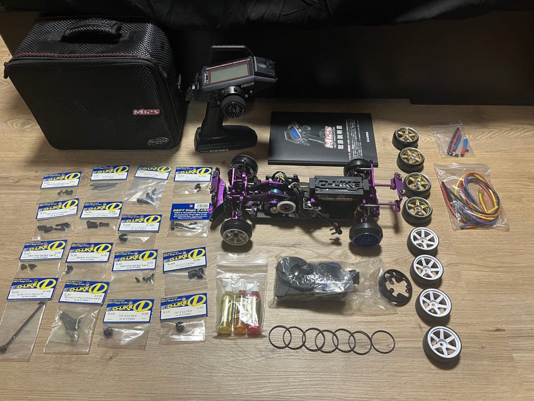 ラジドリ D-LIKE 引退フルセット メカ付き 予備パーツ M12S プロポ