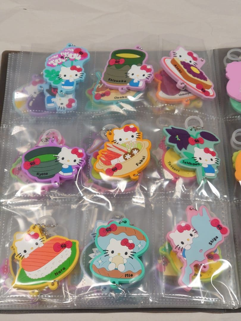 【全52個】ハローキティ　ジモトデザイン　ラバーマスコット　コンプリートセット