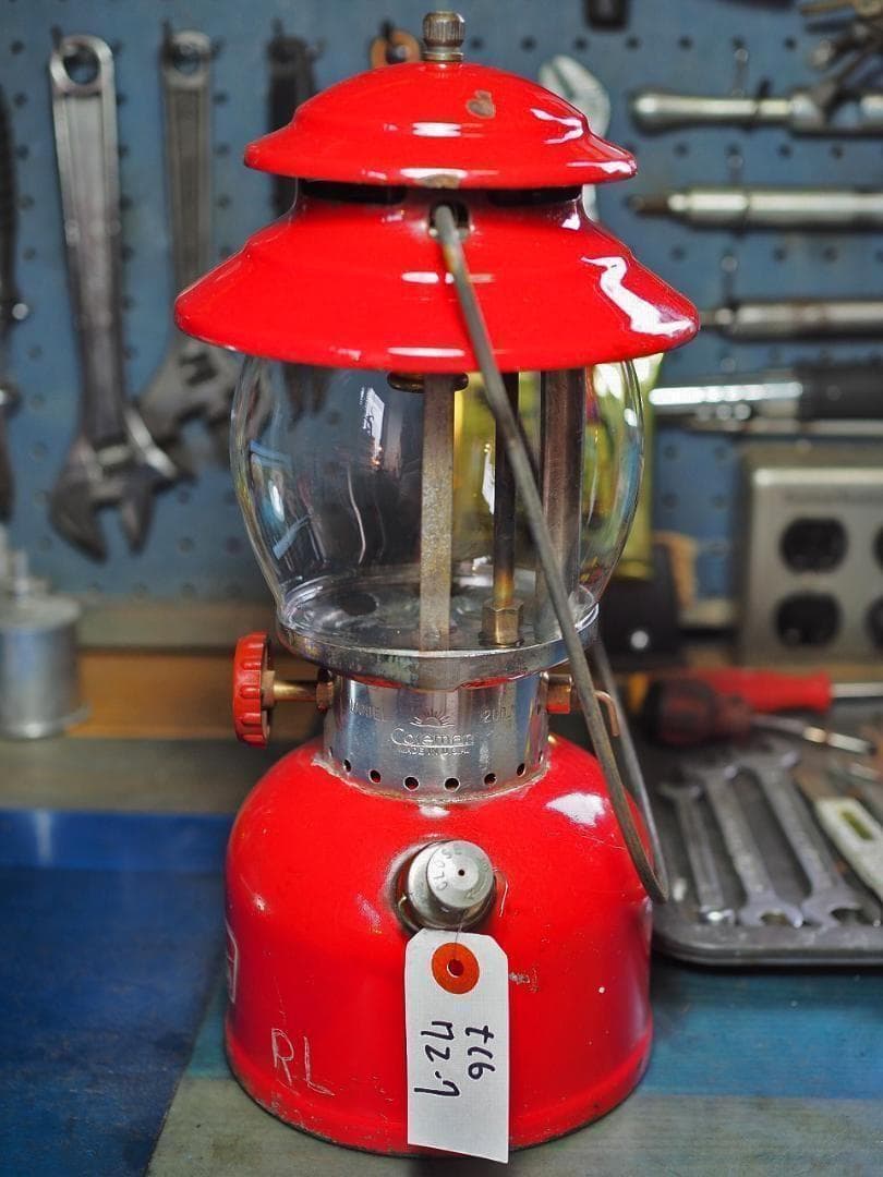 1972年7月 コールマン 200A ランタン (通称ホワイトボーダー) t16