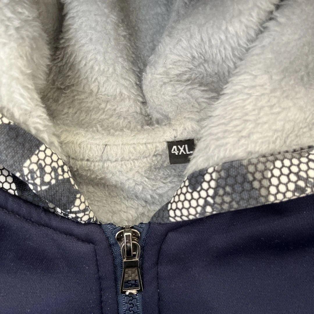 Under Armour ジャージ上下セット 4XL ネイビー/迷彩　裏起毛