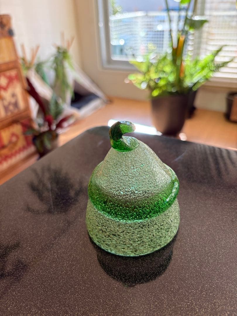 琉球ガラス 稲嶺盛吉 フードカバー 蚊帳 オトーリグラス