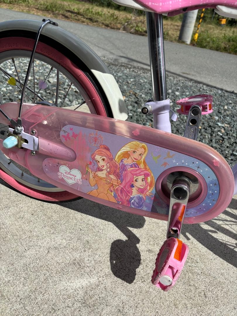 送料込！！幼児用自転車 プリンセスデザイン ピンク