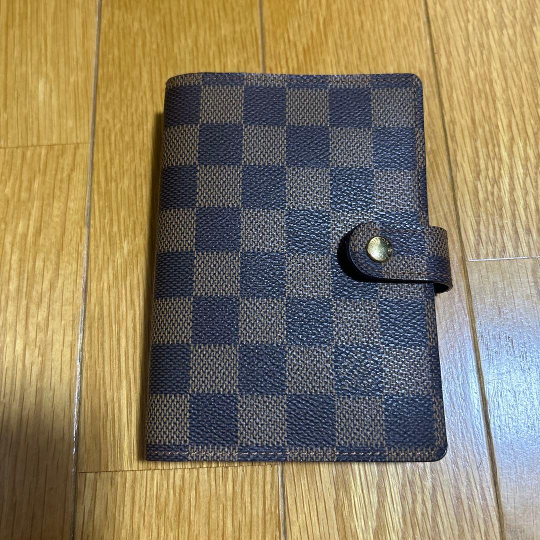 【美品】ルイヴィトン ダミエアジェンダ 手帳カバー