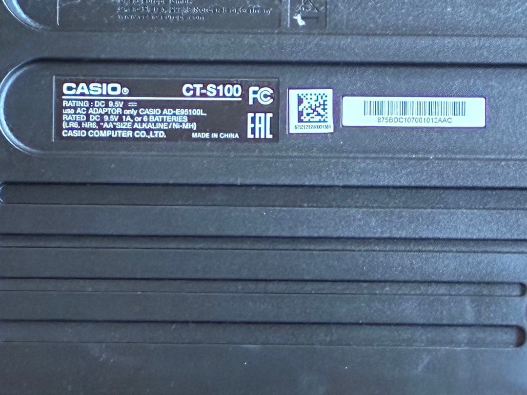 カシオトーン　ct-s100 スタンド付き