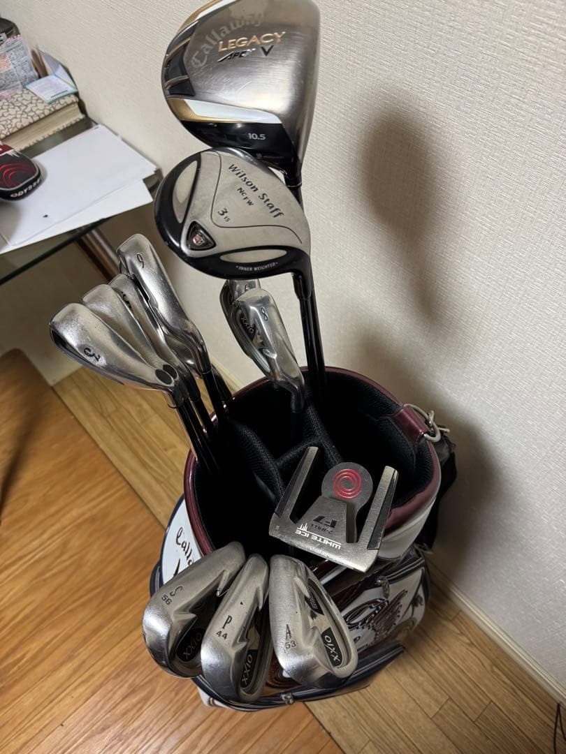 Callaway キャディバッグ ホワイト/ネイビー