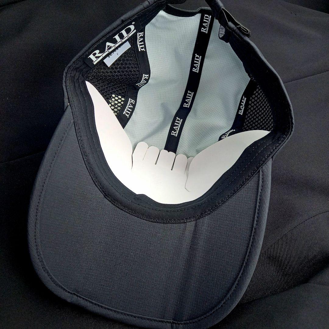 レイドジャパン、サイドメッシュナイロンキャップ、即完売カラー!! ブラック、新品