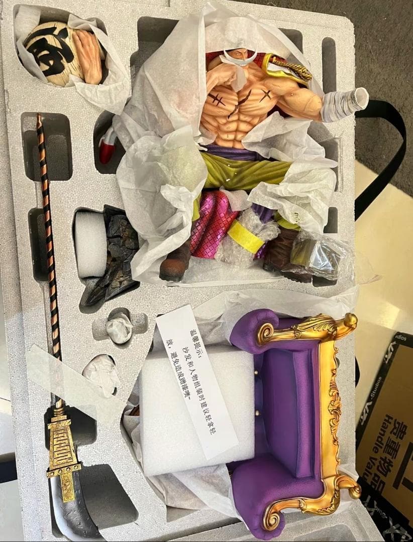 ワンピース Brain-Hole白ひげガレージキットガレキ スタチューフィギュア