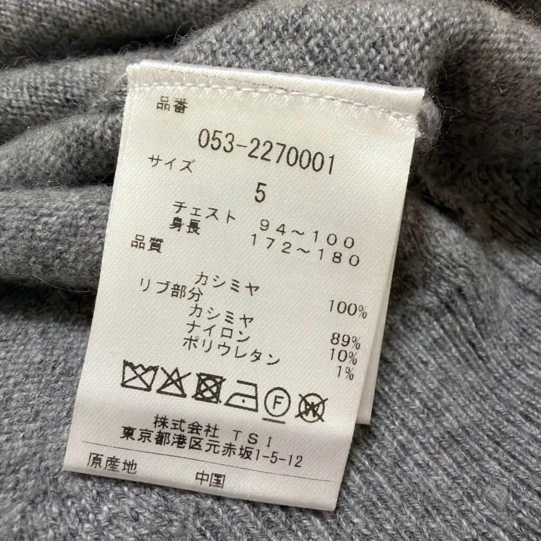 PEARLY GATES カシミヤ100% ニットプルオーバー　セーター