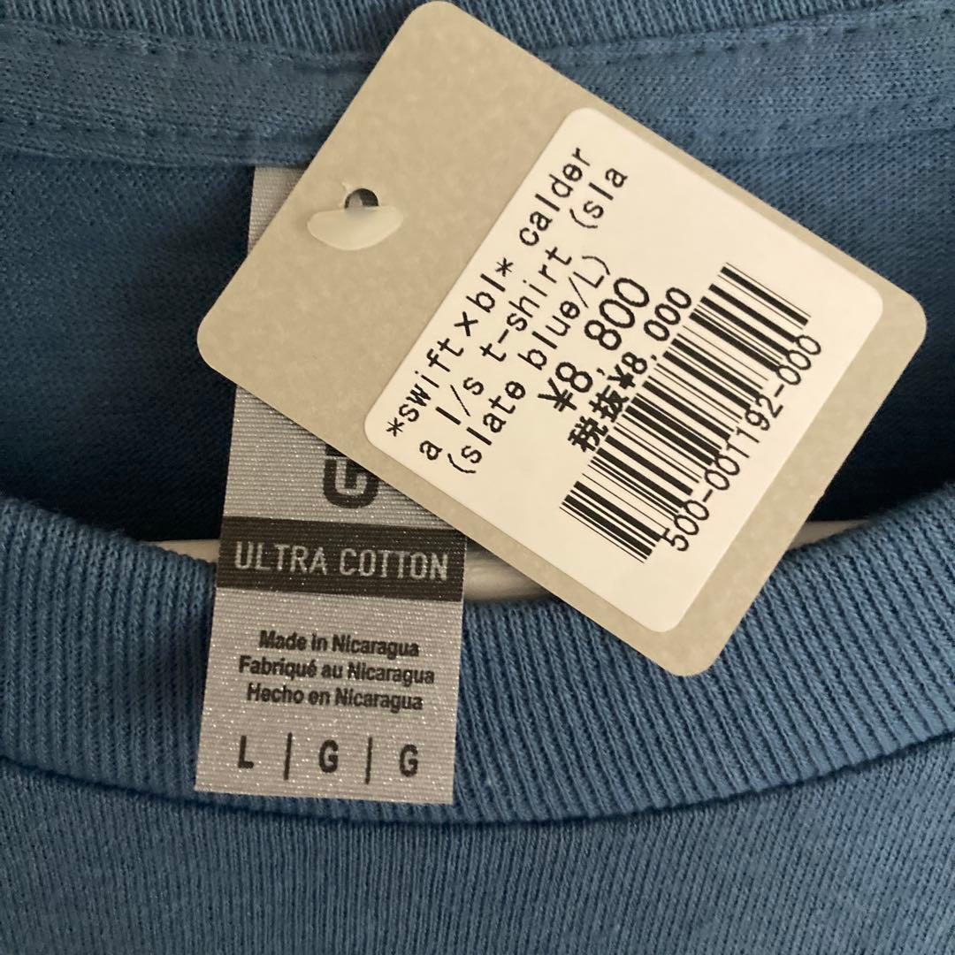 タグ付き新品Lサイズ　BLUE LUG スイフトブルー 長袖Tシャツ