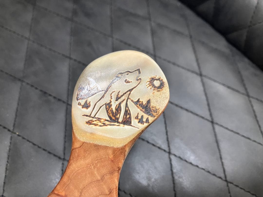 パッカタイデ カーリーバーチ＆ヘラジカのツノ ククサ