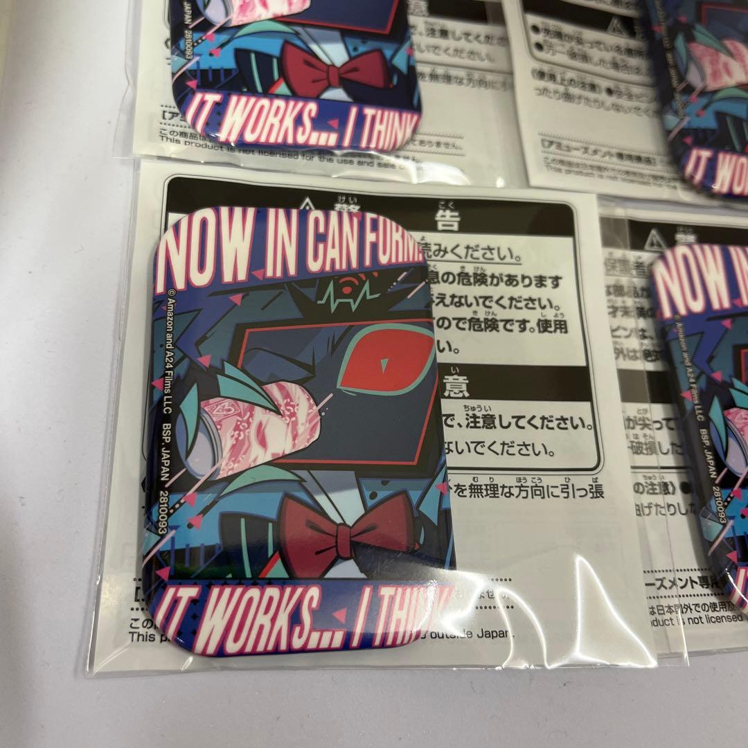 ハズビン・ホテルへようこそ◾︎スクエア缶バッジ　ヴォックス4個セット プライズ