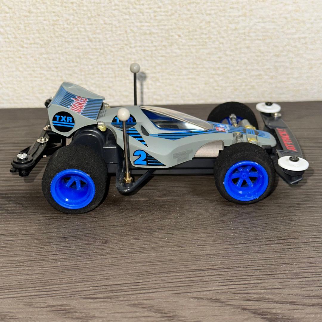 [G11034]ミニ四駆　アバンテJr. ワイドタイヤ　ホイール　ブルー