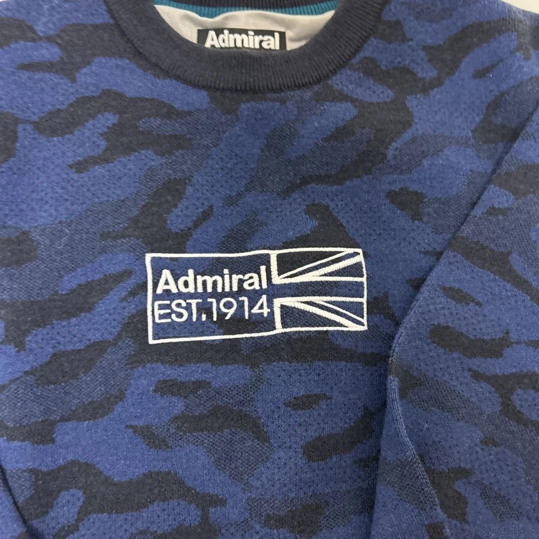 Admiral アドミラル カモ柄 クルーネックニット セーター ADMA293