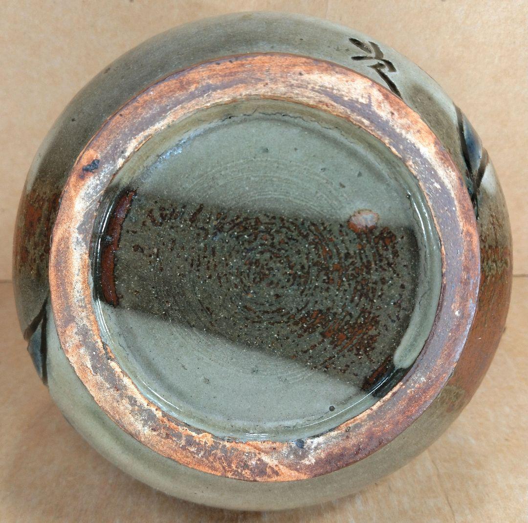 目がハート！大珍品【本物保証】金城次郎 壷屋焼 カラカラ(笑魚）共箱 人間国宝