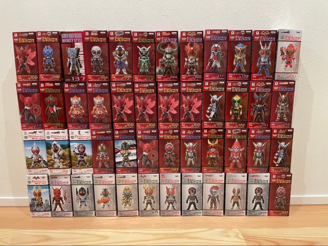 仮面ライダー ワールドコレクタブルフィギュア 48体セット
