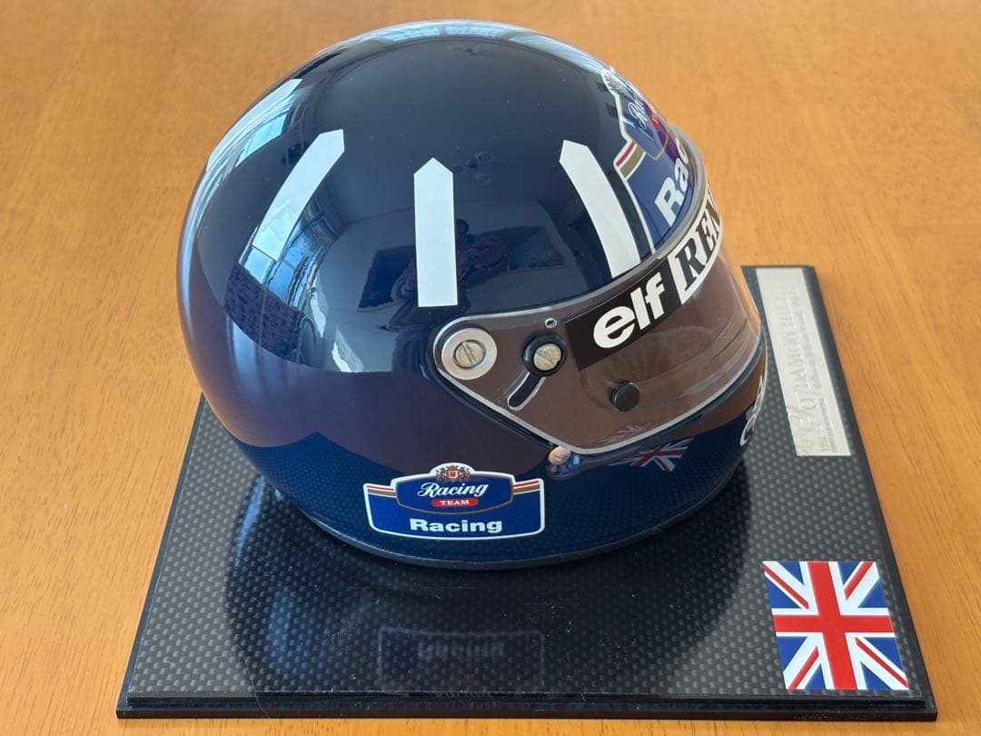 D.ヒル 1/2 ヘルメット ウィリアムズ 1996 アクリルケース付き