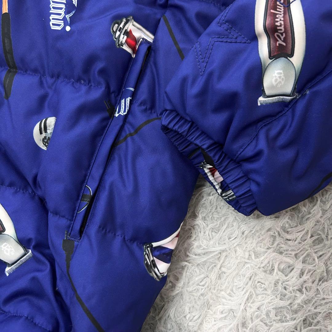 新品　ラッセルノ　ダウンジャケット　ベスト　ブルー　ルチャ　サイズ5