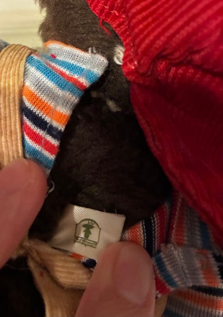 当時物　昭和レトロモンチッチ　オーバーオール　セキグチ　ブルーアイ　ヴィンテージ