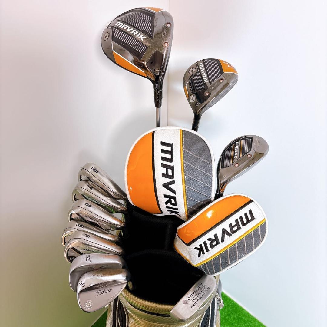 良品 キャロウェイ MAVRIK メンズ　ゴルフ 11本　セット S 初心者