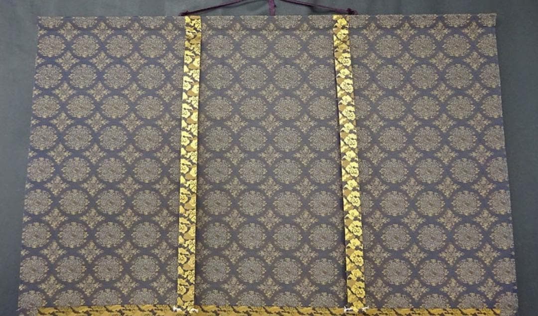 【真作】大幅掛軸 大平泰庵『六字名号』紙本 肉筆 共箱付 掛け軸 g060515