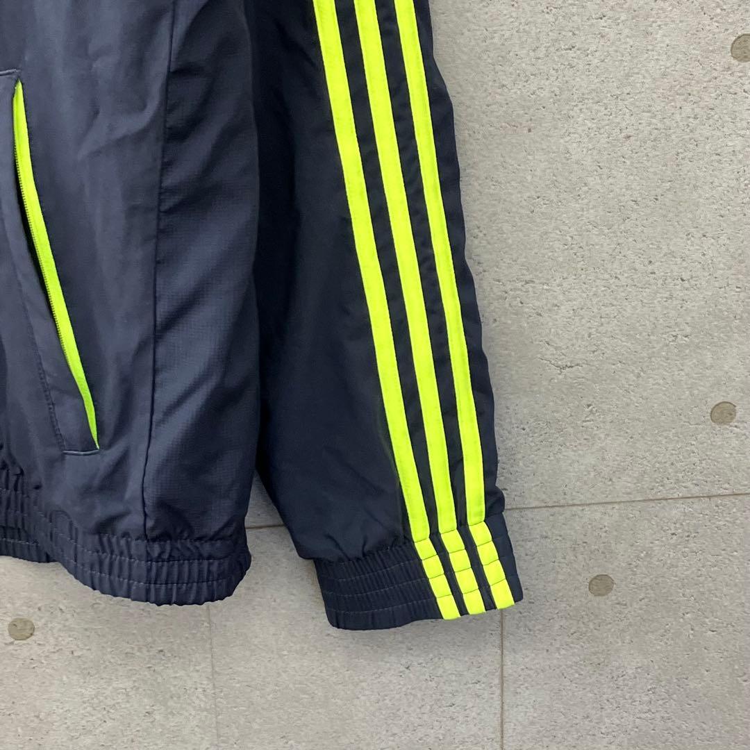 adidas アディダス ジャージ上下 メンズセットアップ メッシュ M 紺 黄