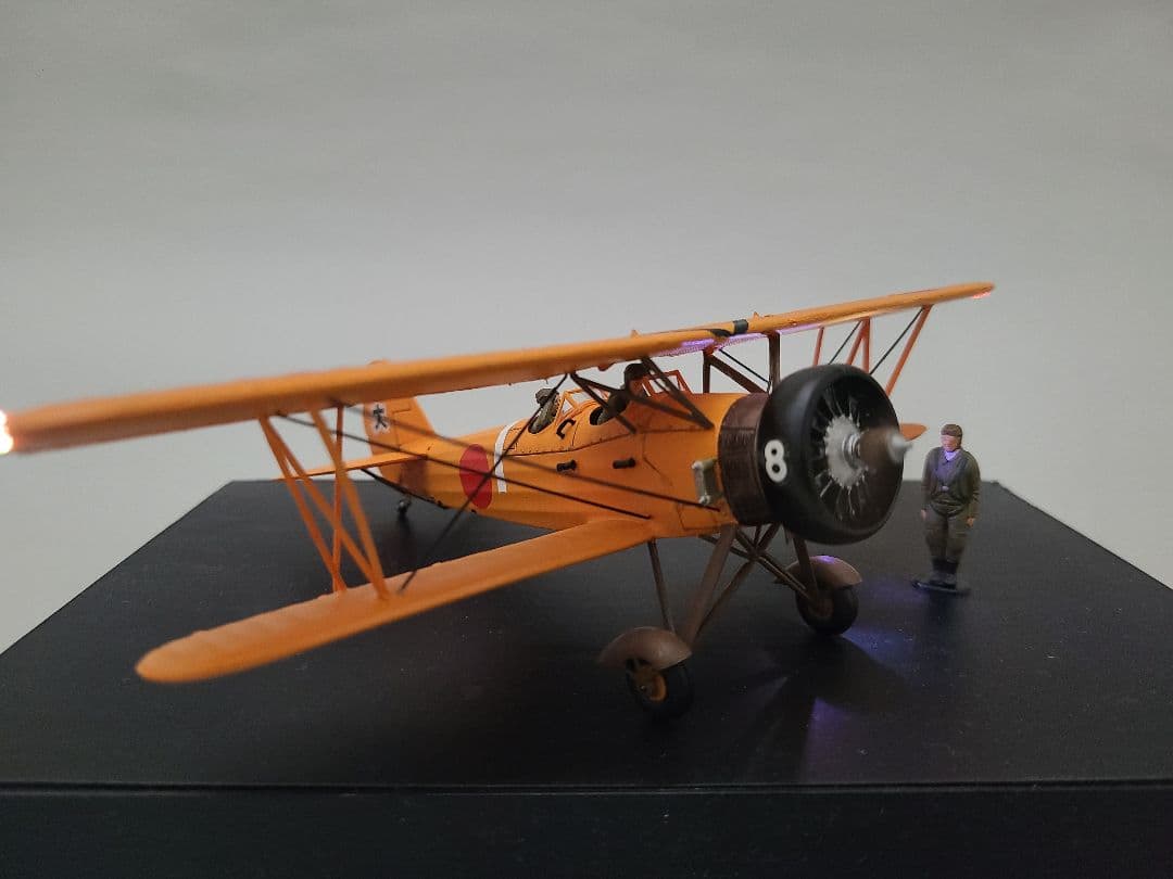 tomoya 九五式中間練習機(赤とんぼ)大刀洗リアルモーターライズ完成品