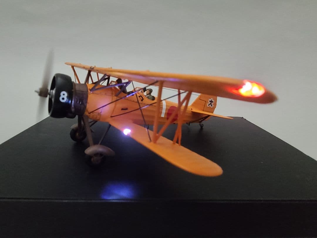 tomoya 九五式中間練習機(赤とんぼ)大刀洗リアルモーターライズ完成品