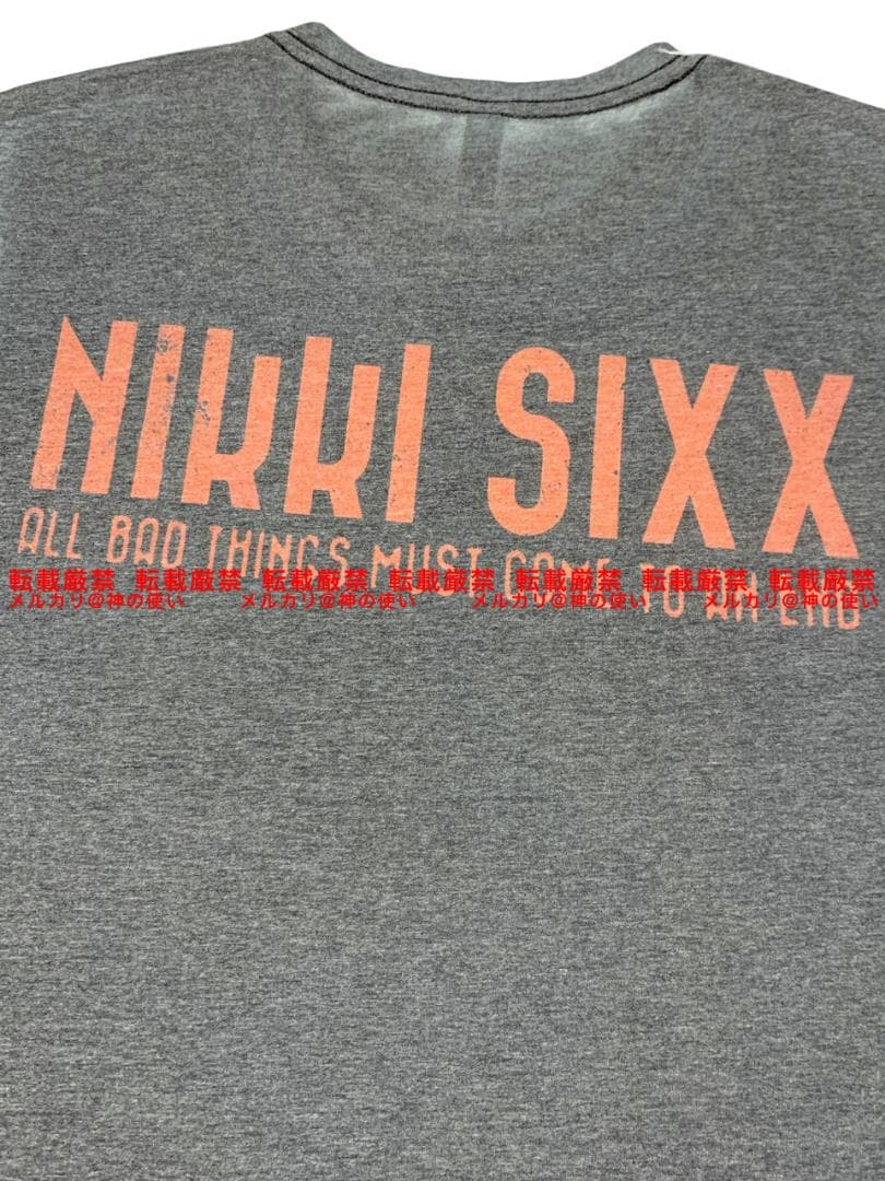 美品 NIKKI SIXX Tシャツ MOTLEY CRUE モトリークルー