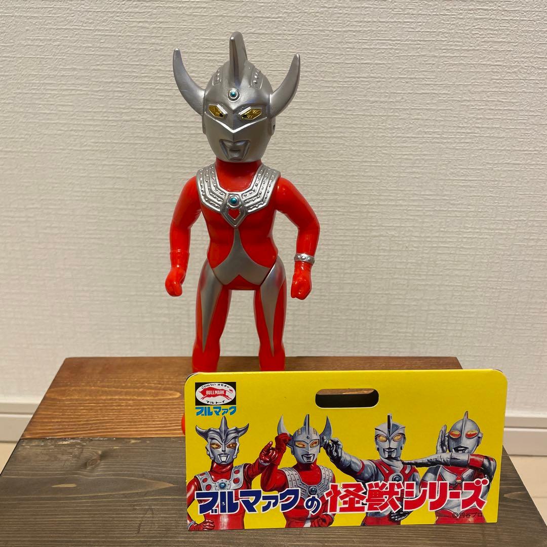ブルマァク　ウルトラマンタロウ　マスク取れ　シルバー　ソフビ