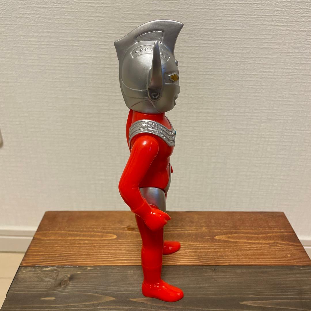 ブルマァク　ウルトラマンタロウ　マスク取れ　シルバー　ソフビ