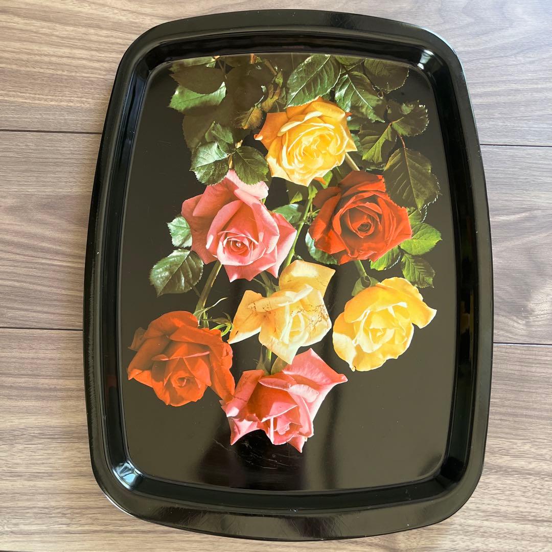 イギリス製　ヴィンテージ　ウースターウェア社　トレイ