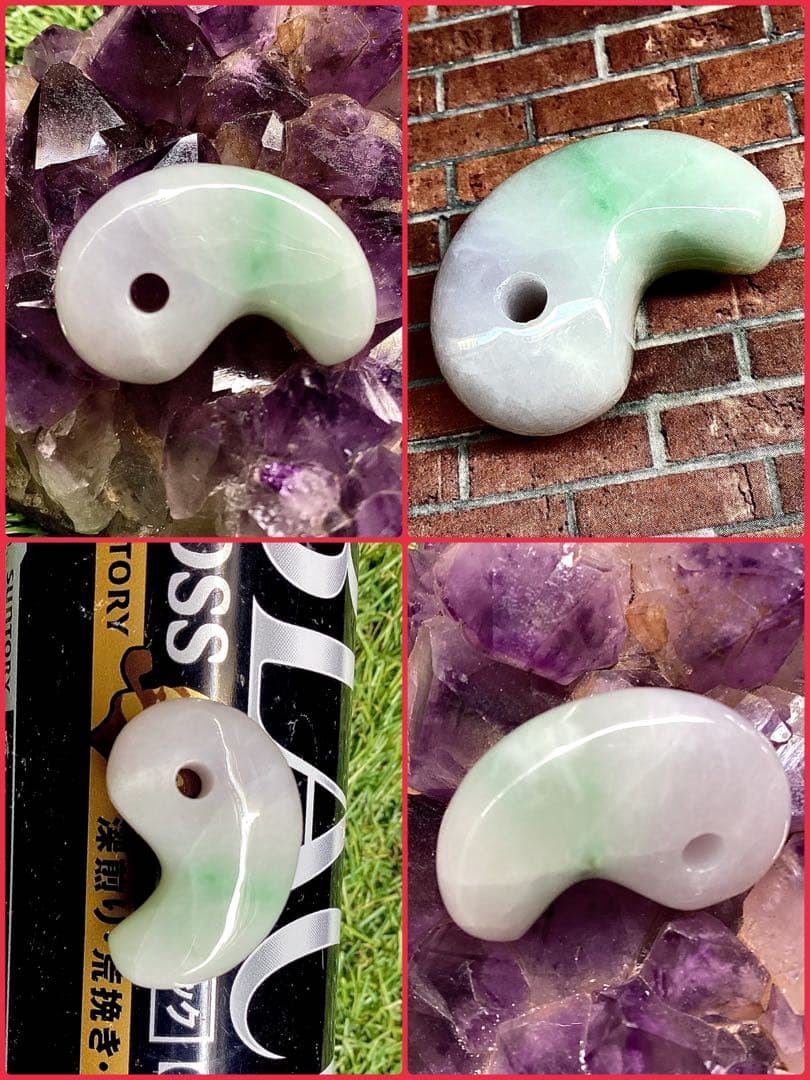 ✳premium*一流の勾玉　最上級のコレクション ‼️ 糸魚川翡翠ラベンダー入り