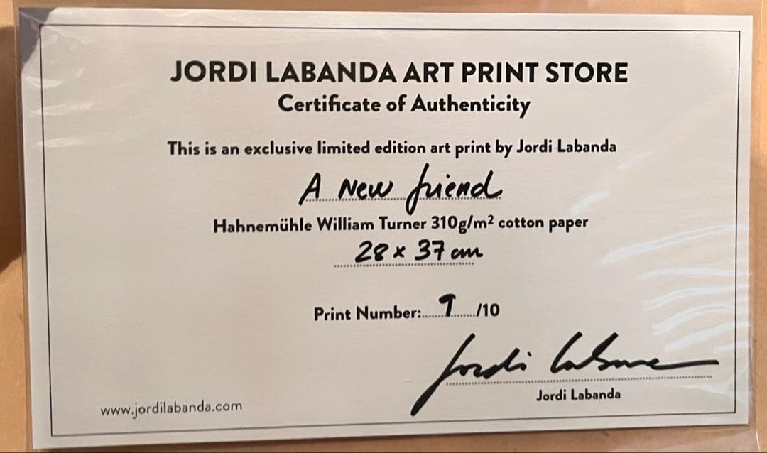 ジョルディ―・ラバンダ　A new friend　9/10